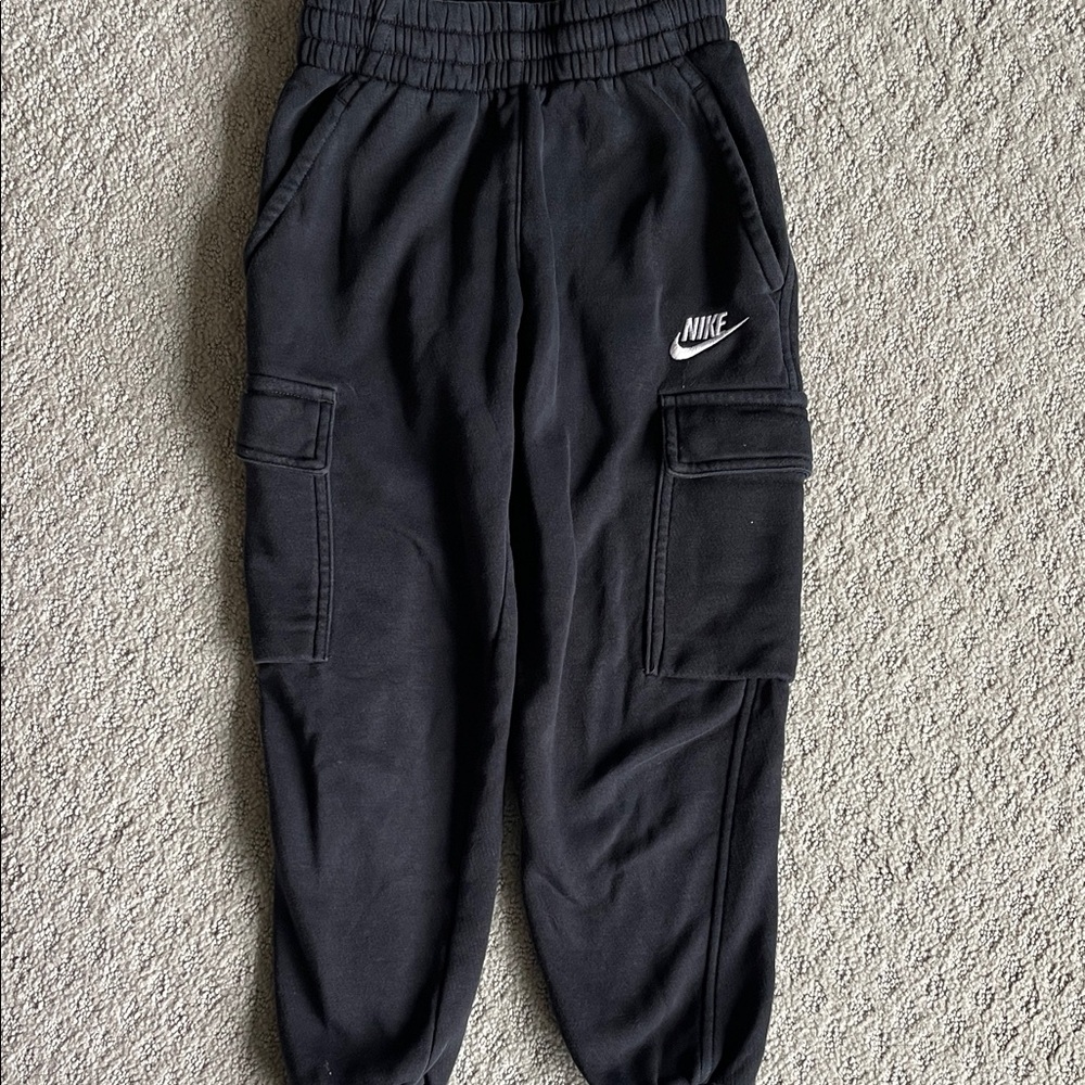 Nike Kids Black Cargo Sweatpants